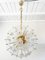 Mid-Century Brass and Crystal Sputnik Chandelier attributed to Val Saint Lambert, 1960s, Image 9