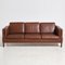 Vintage Three-Seater Sofa in Leather, 1960s 1