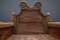 Antiker Sessel aus gebogenem Holz mit Innenfach 11