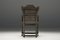 Antique English Armchair in Carved Oak 5