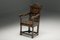 Antique English Armchair in Carved Oak 2