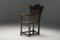 Antique English Armchair in Carved Oak 4