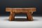French Rural Coffee Table in Wood, 1950s, Image 4