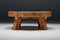 Table Basse Rurale en Bois, France, 1950s 4