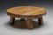 French Coffee Table in Natural Wood, 1950s, Image 7