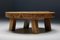 French Coffee Table in Natural Wood, 1950s, Image 5