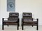 Vintage Swedish Lounge Chairs in Leather by Ebbe Gehl & Soren Nissen, Set of 2 1