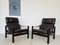 Vintage Swedish Lounge Chairs in Leather by Ebbe Gehl & Soren Nissen, Set of 2 8