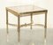Mid-Century Glass & Brass Side or End Tables from Maison Jansen Paris, 1950s, Set of 2, Image 2