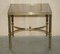 Mid-Century Glass & Brass Side or End Tables from Maison Jansen Paris, 1950s, Set of 2 18