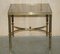 Mid-Century Glass & Brass Side or End Tables from Maison Jansen Paris, 1950s, Set of 2, Image 18