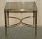 Mid-Century Glass & Brass Side or End Tables from Maison Jansen Paris, 1950s, Set of 2 16