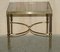 Mid-Century Glass & Brass Side or End Tables from Maison Jansen Paris, 1950s, Set of 2, Image 15