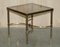 Mid-Century Glass & Brass Side or End Tables from Maison Jansen Paris, 1950s, Set of 2 17