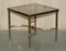 Mid-Century Glass & Brass Side or End Tables from Maison Jansen Paris, 1950s, Set of 2, Image 17