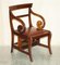 Restored Metamorphic Regency Armchair with Library Steps from Gillows Lancaster 2