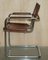 MG5 Armchairs in Cognac Brown Leather attributed to Marcel Breuer for Matteo Grassi, 1970s, Set of 10, Image 14