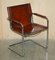 MG5 Armchairs in Cognac Brown Leather attributed to Marcel Breuer for Matteo Grassi, 1970s, Set of 10 1