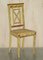 Chinoiserie Bergere Side Chairs in Hand Painted & Lacquered Finish, 1900, Set of 2 16