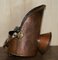 English Copper Coal Helmet Scuttle for Fireplaces, 1860s 17