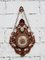Orologio da parete vintage di Minerva, Italia, anni '70, Immagine 6