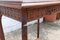Vintage French Marble and Wood Console Table, 1930s 9