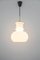 Large German Pendant Light in White Opal Glass from Peill & Putzler, 1970, Image 7