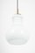 Grande Lampe à Suspension en Verre Opalin Blanc de Peill & Putzler, Allemagne, 1970 3