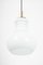 Large German Pendant Light in White Opal Glass from Peill & Putzler, 1970 3