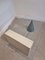 Vintage Geometric Travertine & Glass Coffee Table 6