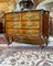 Decorated Chest of Drawers in Inlay and Brass with Marble Top, Image 1