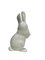 Figura a forma di coniglio Mid-Century in ceramica di Ronzan, Immagine 5