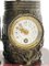 Reloj de repisa francés antiguo de bronce con base de mármol, Imagen 7