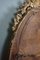Espejo francés antiguo ovalado con adornos de yeso, Imagen 9