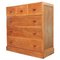 Vintage Art Deco Limed Oak Chest of Drawers, 1930s, Image 1