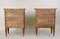 20th Century Italian Marquetry Pillar Commodes / Side Tables, 1930s, Set of 2 15