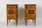 20th Century Italian Marquetry Pillar Commodes / Side Tables, 1930s, Set of 2 16