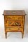 20th Century Italian Marquetry Pillar Commodes / Side Tables, 1930s, Set of 2 3