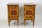 20th Century Italian Marquetry Pillar Commodes / Side Tables, 1930s, Set of 2 11