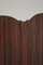 French Art Deco Room Divider in Stained Patinated Pine from S.N.S.A, 1950s, Image 12