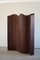 French Art Deco Room Divider in Stained Patinated Pine from S.N.S.A, 1950s 11