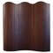 French Art Deco Room Divider in Stained Patinated Pine from S.N.S.A, 1950s, Image 1