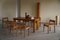 Chaises de Salle à Manger Mid-Century en Pin Massif et Cuir, Danemark, 1960s / 70s, Set de 6 11