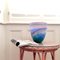 Hand Blown Glass Studio Vase by Ed Burke, Image 2
