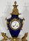 Louis XVI Style Gilded Bronze Clock & Vases, Set of 3, Image 5