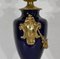 Louis XVI Style Gilded Bronze Clock & Vases, Set of 3 28