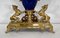 Louis XVI Uhr & Vasen aus vergoldeter Bronze, 3er Set 16