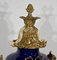 Louis XVI Uhr & Vasen aus vergoldeter Bronze, 3er Set 6