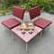 Chairs and Coffee Table by Anonima Castles from Castelli / Anonima Castelli, Italy, 1950s, Set of 3 11