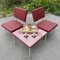 Chairs and Coffee Table by Anonima Castles from Castelli / Anonima Castelli, Italy, 1950s, Set of 3, Image 11